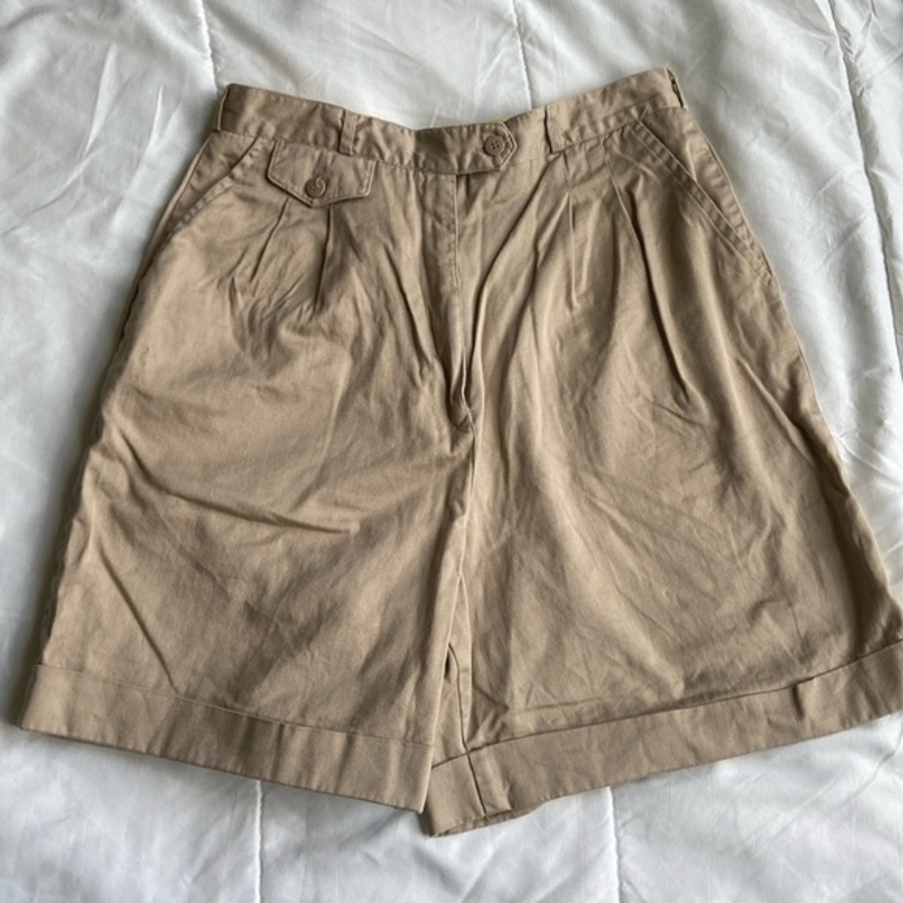 Vintage Rafaella Tan High Waisted Shorts
